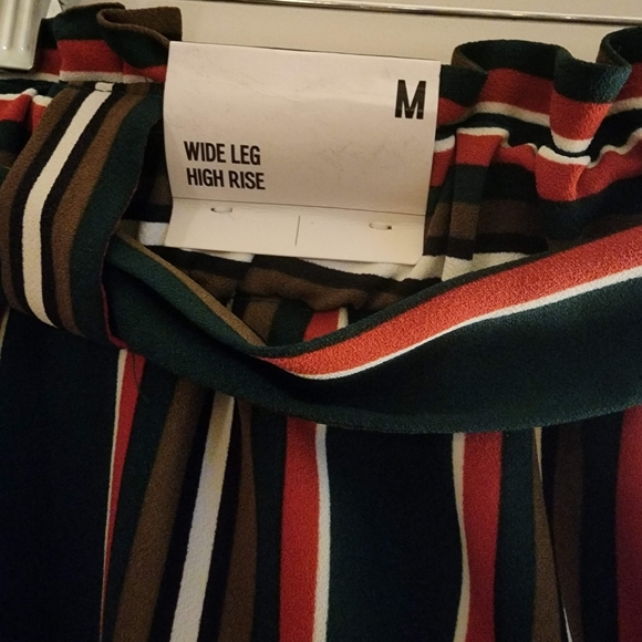 Express Striped Wide Leg Pants M NWT - Picture 3 of 4